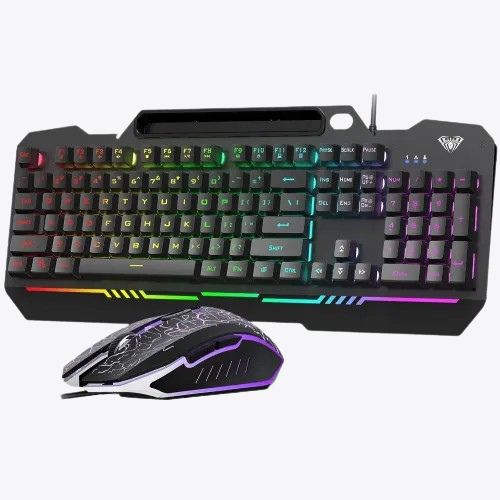 AULA T102 RGB Keyboard & Mouse Gaming Combo