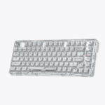 Redragon ELF PRO K649 Transparent White Mechanical Keyboard