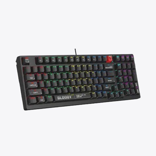 A4tech Bloody S98 Red Switch And Bloody Black Color RGB Mechanical Gaming Keyboard