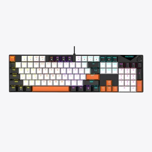 AJAZZ NK104 RGB Hot-Swappable Mechanical Red Switch Keyboard