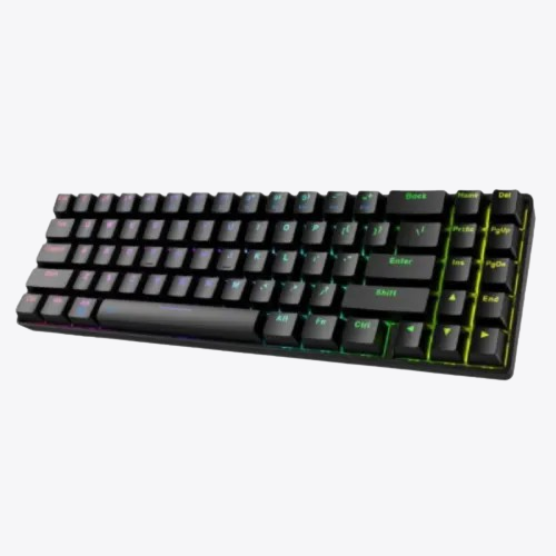 Dareu EK871 GTR RGB Hot Swappable Wireless Red Switch And Black Mechanical Keyboard