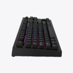 Gamdias HERMES M7 HYBRID RGB Red Switch Tri-Mode Mechanical Keyboard With Display