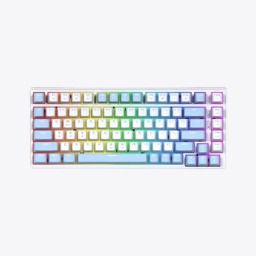 Fantech ATOM X63 MK611 Mechanical Taro Switch And White Keyboard