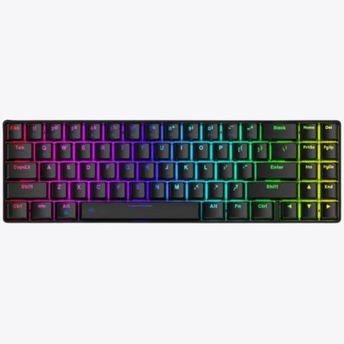 Dareu EK871 GTR RGB Hot Swappable Wireless Red Switch And Black Mechanical Keyboard