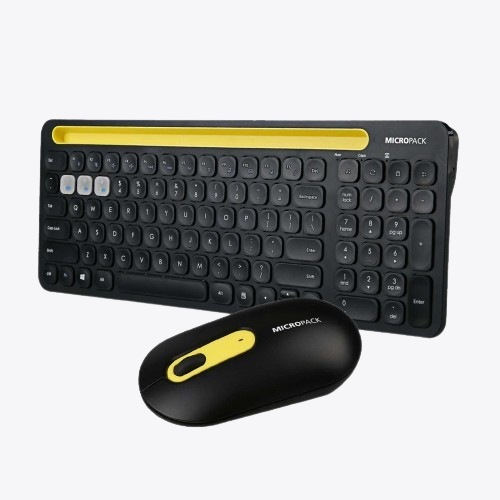 Micropack KM-238W Black Antibacterial Keyboard & Mouse Wireless Combo