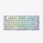 Redragon ELF PRO K649 Transparent White Mechanical Keyboard