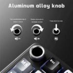 ROYAL KLUDGE RK L75 Tri-Mode Hot-Swappable Wireless Mechanical Gaming Keyboard