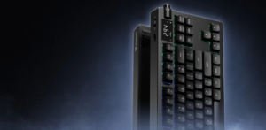 Gamdias HERMES M7 HYBRID RGB Red Switch Tri-Mode Mechanical Keyboard With Display