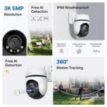 TP-Link Tapo C530WS 5MP Outdoor Pan & Tilt WiFi Camera