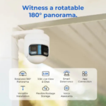 IMILAB EC6 Panorama 3.5K Dual Lens Pan & Tilt WiFi Camera