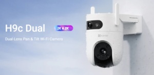 EZVIZ H9c Dual 2K 3MP+3MP Pan & Tilt WiFi Camera