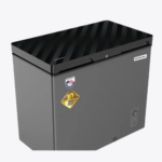 Kelvinator GlacierMax Elite KCCF-225DFG 225L Dark Gray Crystal Glass Door Deep Freezer