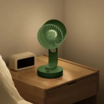 Awei F34 Air Circulation Wide Angle Rechargeable Fan with Night Lamp - Image 4