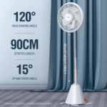 Xundd XDOT-024 Cordless Oscillating Fan with Type-C Charging Support - Image 3