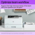 HP LaserJet Pro 4003dw Single Function Mono Laser Printer - Image 4