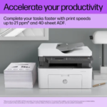 HP Laser MFP 137fnw Multifunction Mono Laser Printer - Image 2