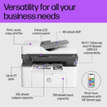 HP Laser MFP 137fnw Multifunction Mono Laser Printer - Image 5