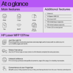 HP Laser MFP 137fnw Multifunction Mono Laser Printer - Image 6