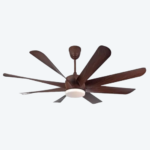 Qulik Helix UL 60" Decorative Silent Ceiling Fan With Light and Remote