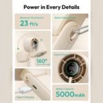Aecooly Halo 02 PB02-A 3-in-1 Portable Handheld Fan - Image 6