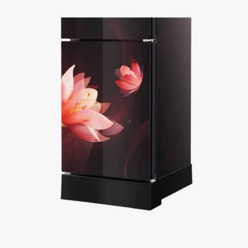 Whirlpool Fresh Magic Pro 278L Florina Red Premium Glass Door Refrigerator