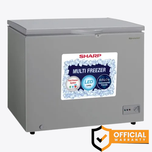 Sharp SJC-178-GY 160L High-Performance Energy Efficient Deep Freezer