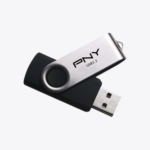 PNY Turbo Attache R SteelVault 64GB USB 3.2 Metal Flash Drive