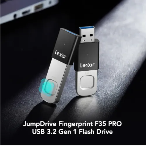 Lexar F35 PRO 256GB SecureTouch Fingerprint USB 3.2 Flash Drive