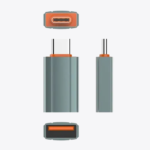 LDNIO LC140 USB Type-C to USB 3.0 Female OTG Converter Adapter