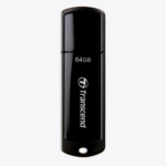Transcend JetFlash 700 Velocity Black 64GB USB 3.1 High-Speed Flash Drive