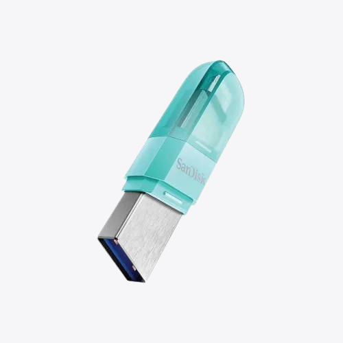 SanDisk iXpand Flip Dual Connector 128GB USB 3.1 Flash Drive