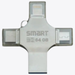 Smart SuperFast SM8 QuadLink Pro 64GB 4-in-1 Metal Flash Drive