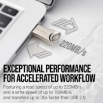 PNY EliteX Pro 256GB USB 3.2 High-Speed Pen Drive