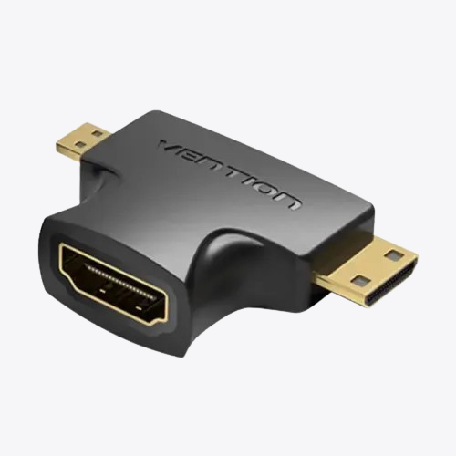 Vention AGFB0 DualPort Micro & Mini HDMI to HDMI FlexLink Converter