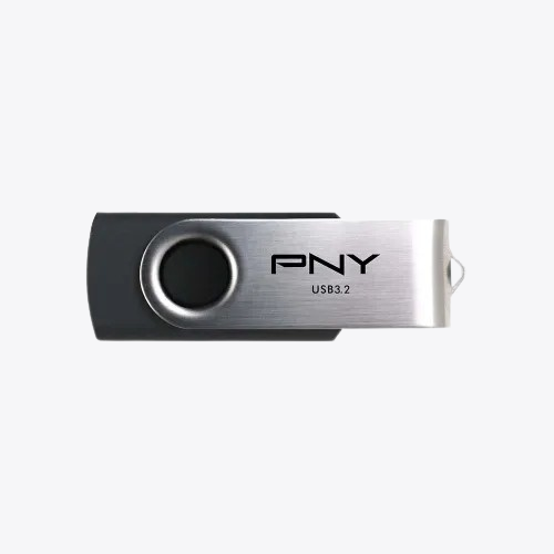 PNY TurboVault R128 Metal USB 3.2 Flash Drive