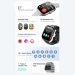 Awei CallSync Pro Smart Watch - Image 3