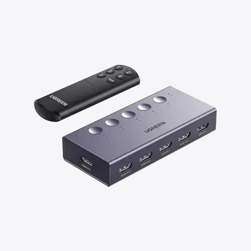 UGREEN CM568 5-Port 4K 60Hz HDMI Switch with IR Remote