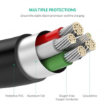UGREEN US132 USB Type-A to Mini USB 2.0 Fast Charging & Data Cable 1M