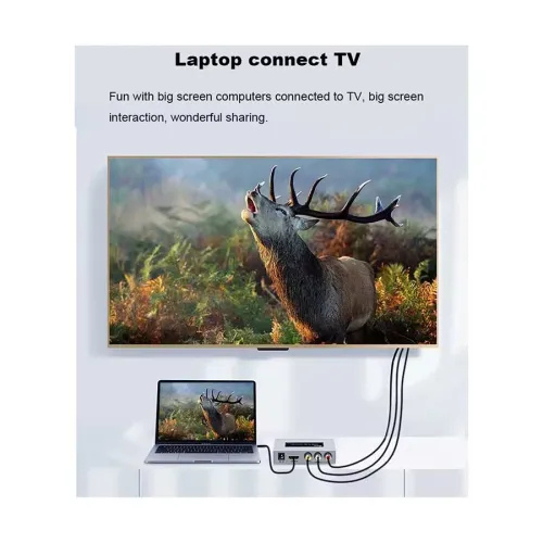 Dtech DT-7019A HDMI to 3 RCA AV Video Converter