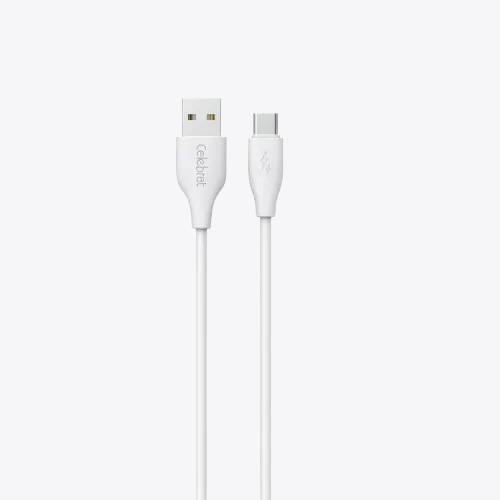 Yison Celebrat CB-31 A-C White 1M USB-A to USB Type-C Fast Charging & Data Cable