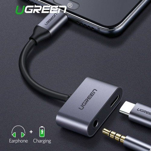 UGREEN 50596 USB-C to 3.5mm Audio & PD Charging Adapter