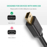 UGREEN US132 USB Type-A to Mini USB 2.0 Fast Charging & Data Cable 1M