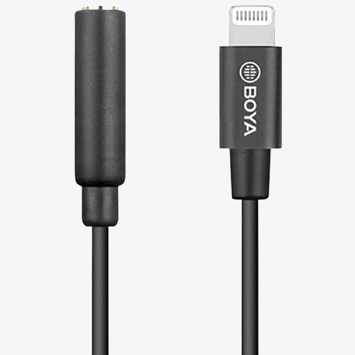 BOYA BY-K3 Lightning MicConnect TRS Audio Adapter