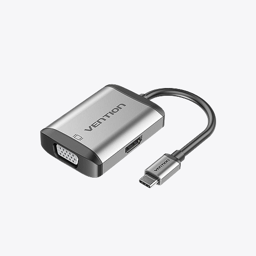 Vention TFAHB USB-C to HDMI, VGA, USB 3.0 & PD Adapter