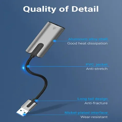 Vention CEWHB USB 3.0 Gigabit Ethernet Adapter with RJ45 LAN Port