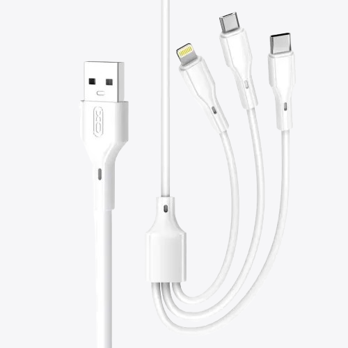 XO NB230 MultiCharge 3-in-1 Universal Fast Charging Cable