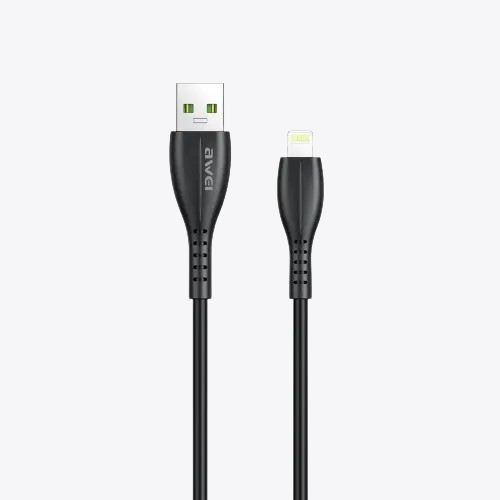 Awei CL-115L LightningCharge 2.4A USB to Lightning Cable – 1M