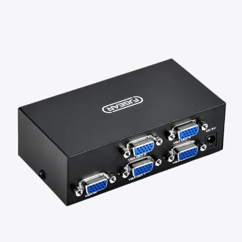 FJGEAR FJ-2004 4-Port VGA Video Splitter