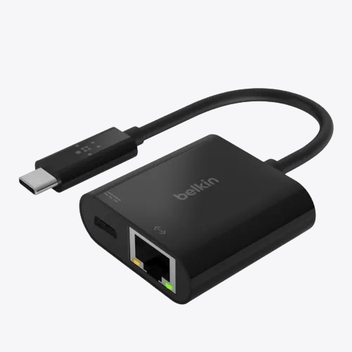 Belkin INC001btBK USB-C to Gigabit Ethernet Adapter