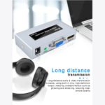 Dtech DT-7004B VisionBridge VGA to HDMI Converter with Audio